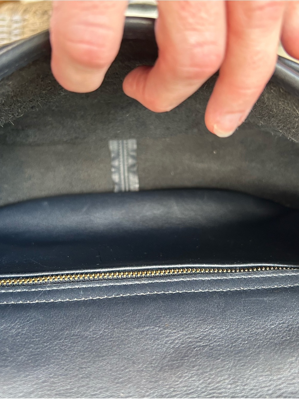 💙 VINTAGE COACH LENOX | NAVY GLOVE-TANNED LEATHER 💙 - Picture 11 of 16